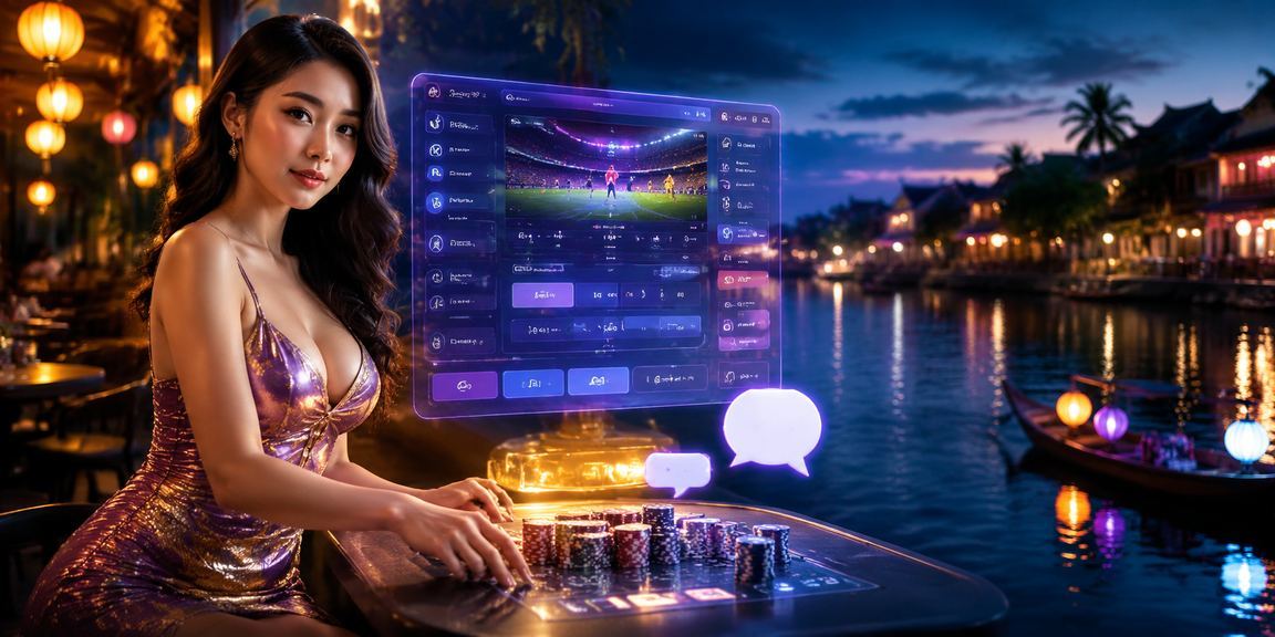 Người dùng tại Hội An dùng ứng dụng cược thể thao trên điện thoại bên tách cà phê
